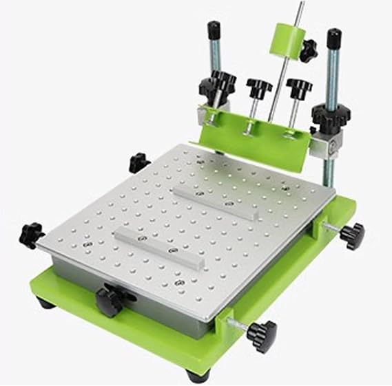 Screen Printing Machine, Solder Paste Screen Printing Table, Maximum Screen Thickness 40mm, Worktop Size 280 * 320MM, Height Adjustable, for PCB Circuit Printing