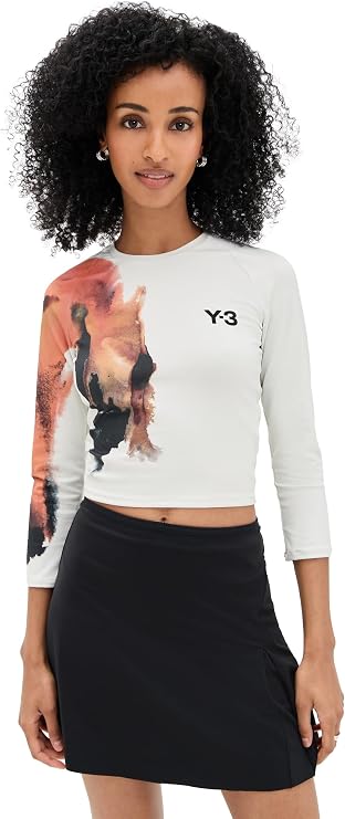 Y-3 Women's Tennis Crop Long Sleeve Pro