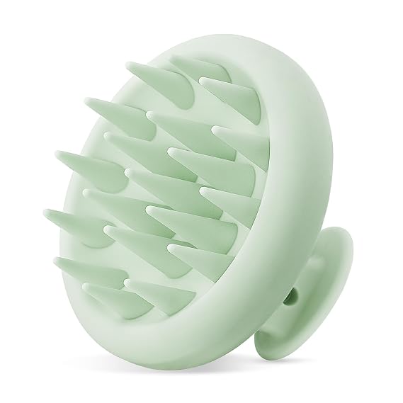 HEETA Silicone Scalp Massager Hair Scrubber Shampoo Brush for Hair Growth
