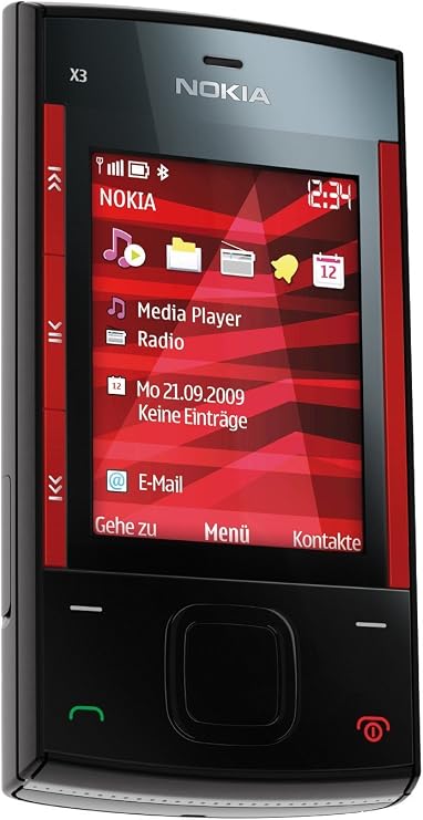 Nokia X3 - Red Black