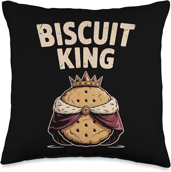 Biscuit King Baking Biscuits Baker Throw Pillow