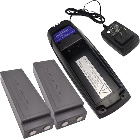 (100-240V) Scanreco 592 Battery Charger Type 434 +(2-Pack) 7.2V SCANRECO 592 590 593 960 RC400 Battery