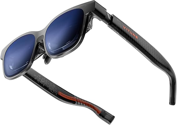 VITURE Luma AR/XR Glasses 146 1200p Ultra Sharp Display, 50 FOV, 3Dof,Electrochromic Film, Myopia Adjustments, Smart Glass for iPhone17/16/15, Android, Mac, PC, Steam Deck, PS5, Switch, Switch 2