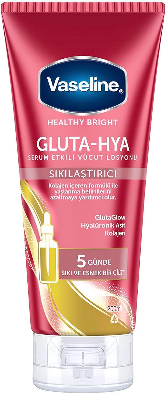 Vaseline Gluta-Hya Serum Effective Body Lotion, Firming, 200 Milliliters