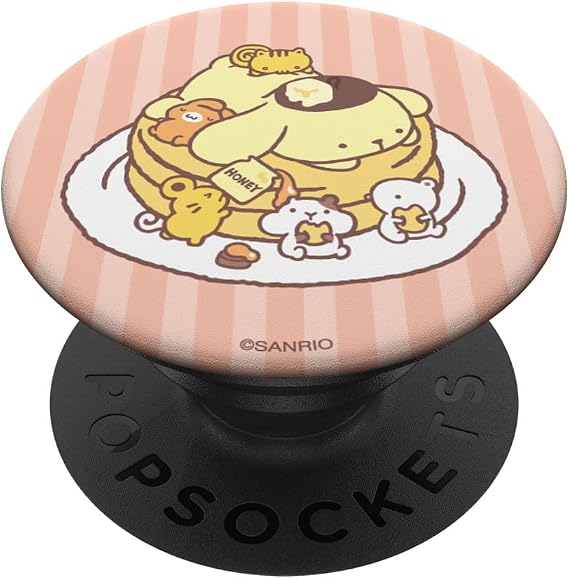 Pompompurin Adorable Pancakes with Friends PopSockets Adhesive PopGrip