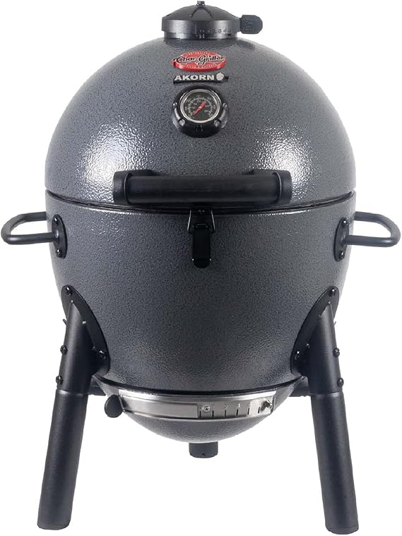 Char-Griller AKORN Jr. Kamado E86714 Portable Ash Charcoal Barbecue