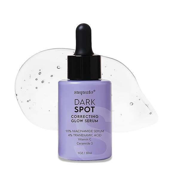 suquato Dark Spot Remover Serum For Face Hyperpigmentation & Melasma Care Dark Spot Correcting Glow with Tranexamic Acid + Niacinamide + Vitamin C (30ml)