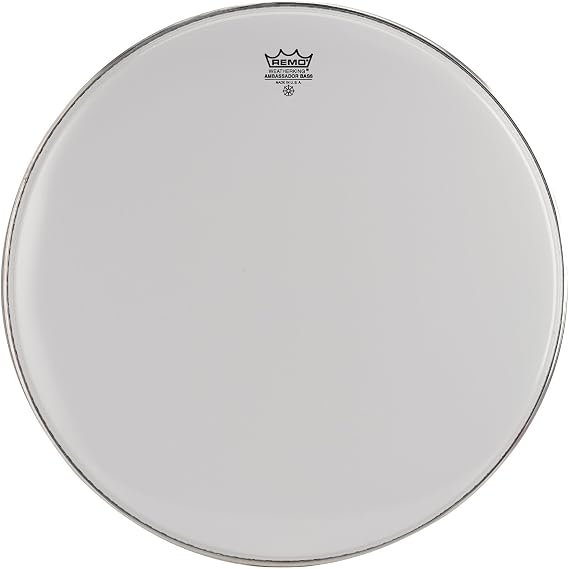 Remo Bass, AMBASSADOR, SMOOTH WHITETM, 18" Diameter, MP