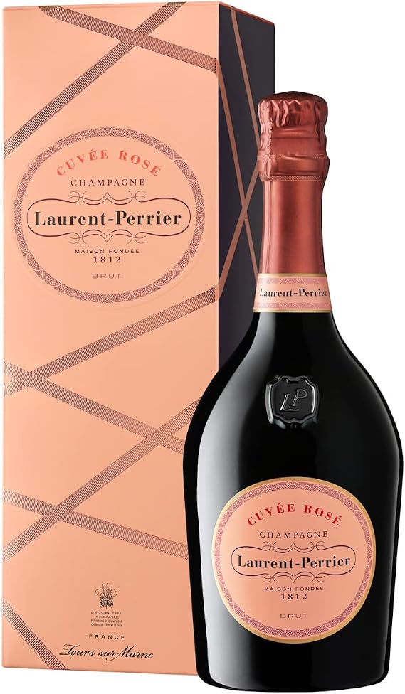 Laurent Perrier Cuvee Rose Non Vintage Champagne in Gift Box, 75 cl