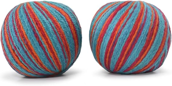 Circulo - Let It Sock Kit, 94% Brazilian Cotton, 6% Elastane, Superwash, Thread Weight: 2 - Fine/Sport/Baby, 100g / 3.5 oz, 340 m / 370 Yards (9918 - Bahamas)