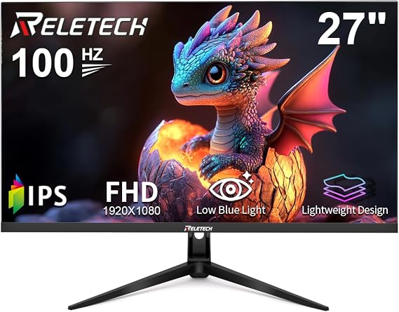 27 Inch FHD 100Hz Gaming Monitor, Fast IPS, R27 Core