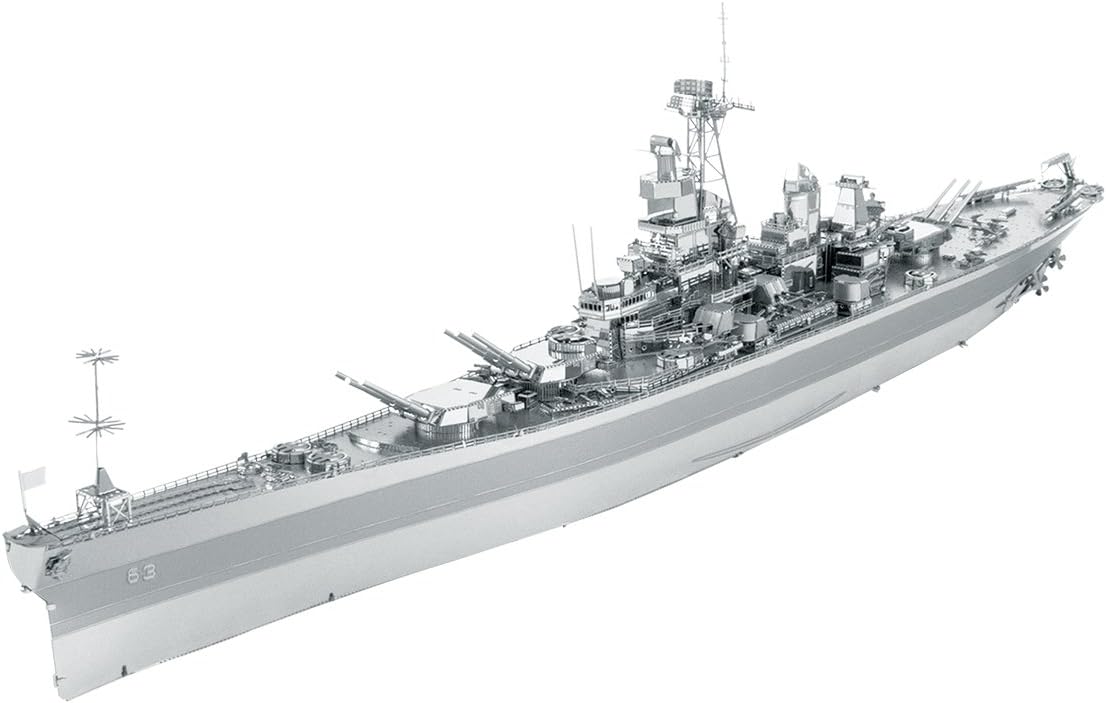 Fascinations Metal Earth Premium Series USS Missouri (BB-63) 3D Metal Model Kit