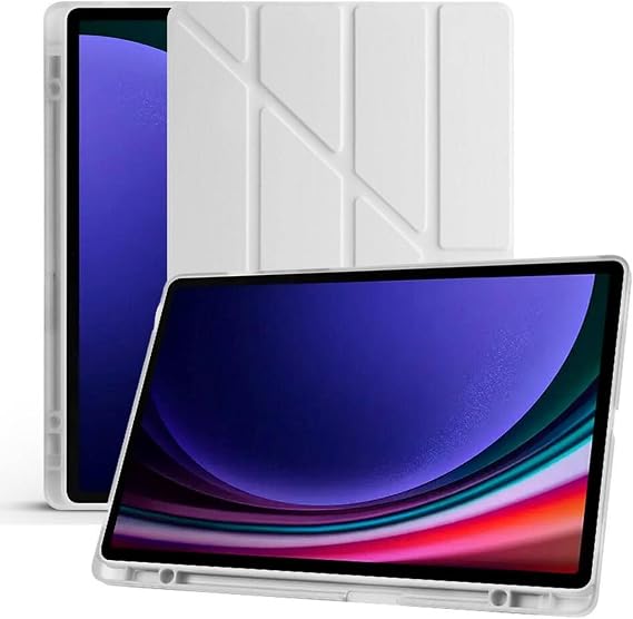 Galaxy Tab S10 FE 10.9 Ä°nÃ§ Ä°le Uyumlu Kalemlikli, Uyku Modlu, MÄ±knatÄ±slÄ±, ÃÃ§gen StandlÄ±, Darbeye DayanÄ±klÄ± Kaplama AkÄ±llÄ± KÄ±lÄ±f (Gri, Galaxy Tab S10 FE 10.9 Ä°nÃ§)