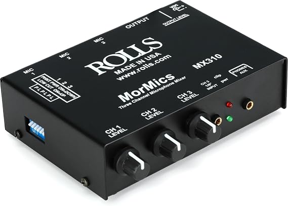 rolls MX310 Mormic 3 Ch. Mic Mixer