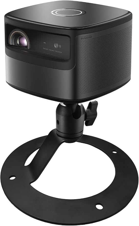 Projector Stand Table Tripod: Ballhead Angle 360 Degree Adjustable with 1/4" Screw for Most Projectors Webcams