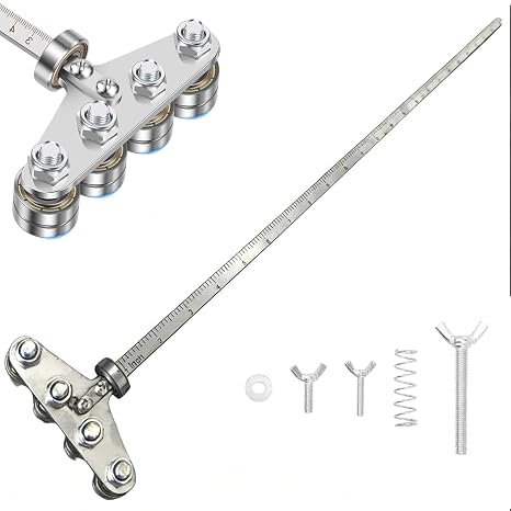 Positioning Calipers for Precise Measurements & Easy Wood Cutting, Adjustable Stainless Steel Circular Saw Precision Cutting Guide, for Circular Saw Furniture Making (19.7in)