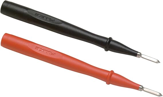 Fluke TP1 Slim-Reach Flat Blade Test Probe with Stainless Steel Tip, 1000V Voltage, 10A Current