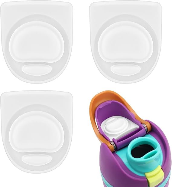 PEUTIER 3pcs Replacement Stopper Compatible with Owala FreeSip 24oz 32oz 40oz, BPA-Free Silicone Water Bottle Lid Gaskets Replacement for 16/24/32/40oz Bottle Mouth Cap Stopper Seal Parts Accessories