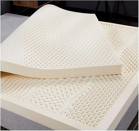 100% Natural Latex Mattress,Washable Natural Latex Mattress Imported Natural Rubber Pure Mattress,Latex Mattress,3in,150x190cm(59x75in)