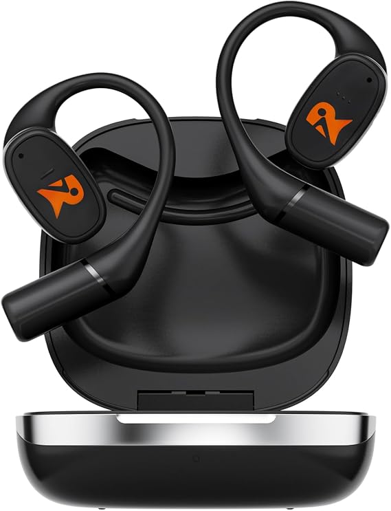 Open-Ear Earbus,True Wireless Bluetooth Earphones with Microphone