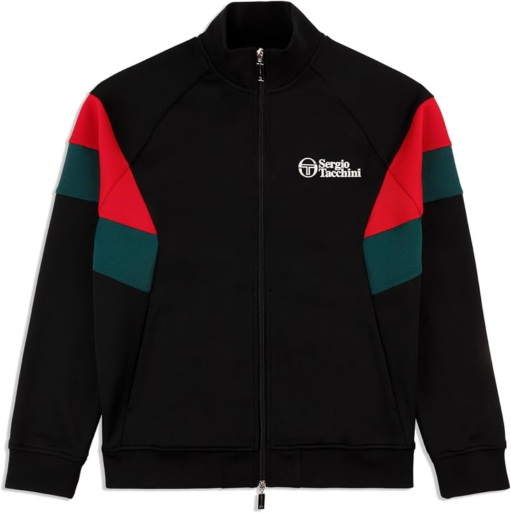 Sergio Tacchini Pero Track Jacket- Black Beauty