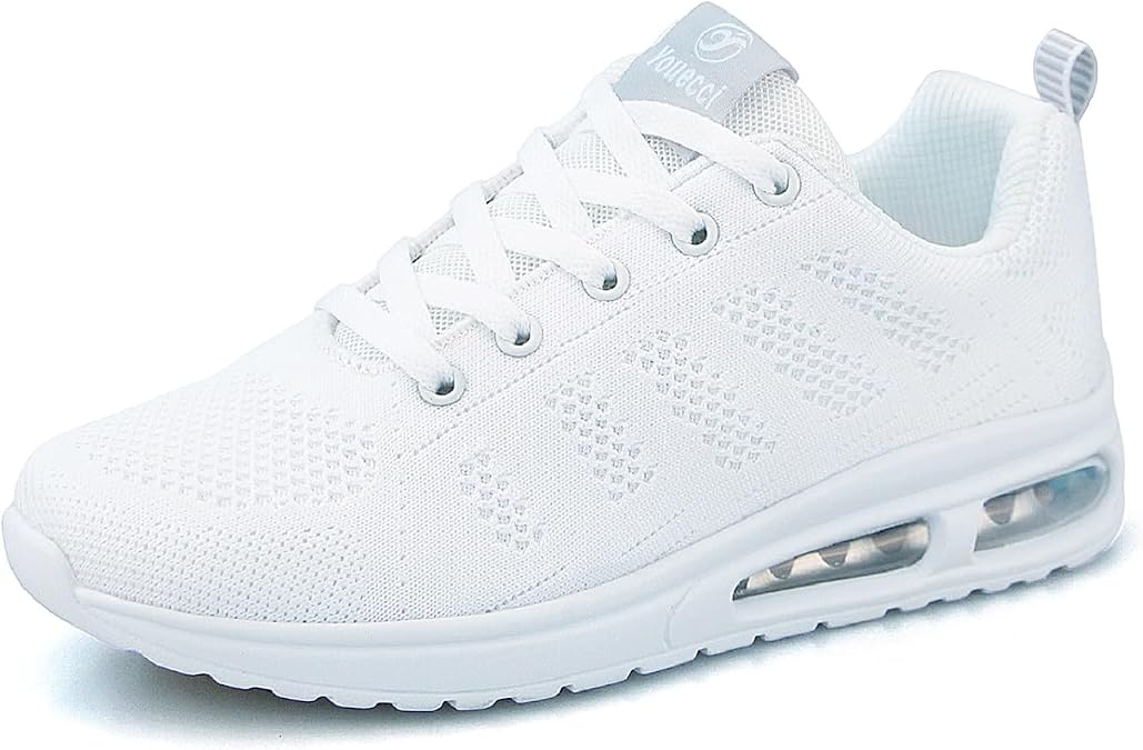 Trainers Breathable Running Shoes Lightweight Sports Shoes Air Cushion Indoor Shoes Outdoor Fitness Shoes Gym Shoes Women's