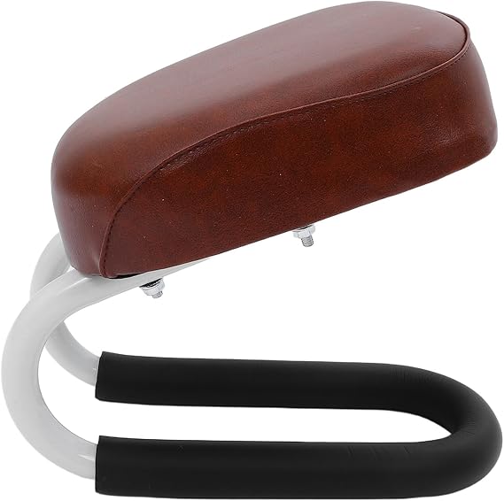 Prayer Bench Meditation Stool Cushioned Seat with Metal Frame Ergonomic Design Non-Slip Legs Comfortable Floor Stool for Yoga Prayer and Home Meditation Practice