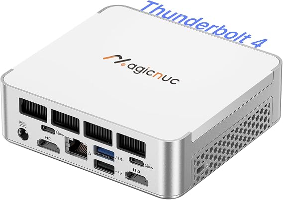 AG1 i5-12600H Mini PC, 32GB DDR4 RAM 1TB NVME SSD Mini Computers, 2.5G LAN/Wi-Fi 6/BT 5.2/Quad Display Thunderbolt 4 Mini Desktop PC Home/Office