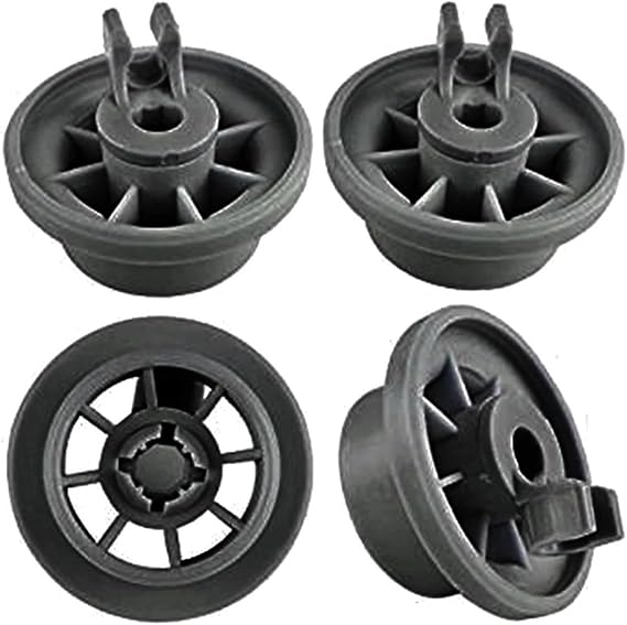 8pcs Dishwasher Lower Rack Basket Dishrack Wheel Compatible with Profilo/Bosch/Siemens/NEFF Set Lower Basket Dishwasher Spare Parts