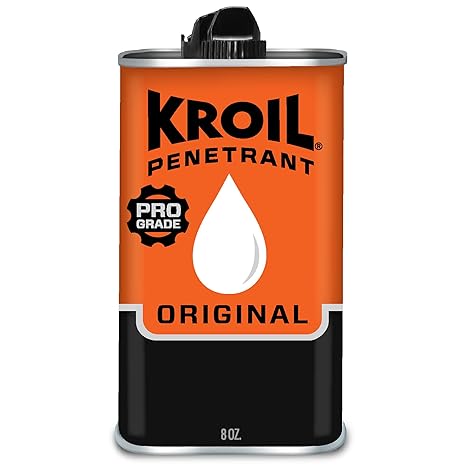 Kroil Original Penetrant - Rust Penetrating Lubricant - Corrosion Inhibitor Oil for Chains, Hinges & Stuck Metal Parts - Home & Industrial Use - Drip Can - 8 oz - 1 Pack (KL081)
