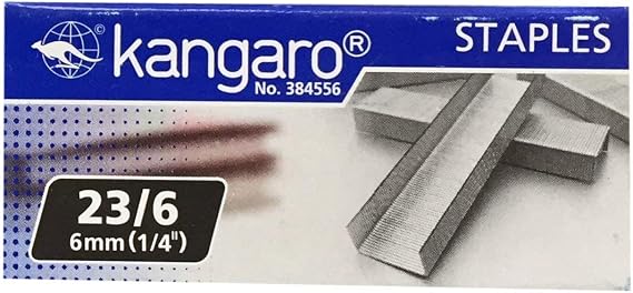 Replacement Staples 23/6 (1/4" / 6mm) for KW-Trio Long Reach Stapler