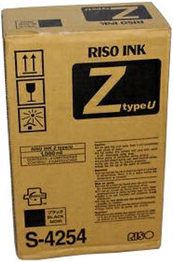 RISO Risograph S8113U (S-4254) Black Ink (2 Ctgs/Ctn)