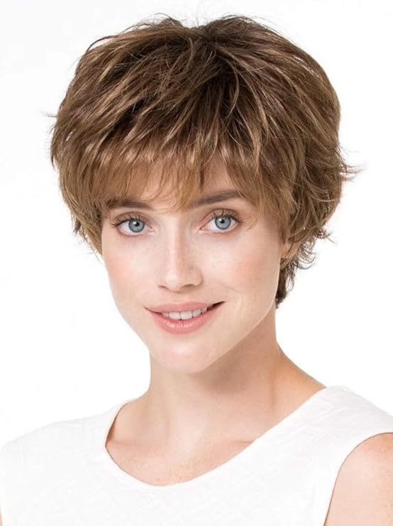 Ellen Wille 4pc Bundle: Club 10 Synthetic Wig, 19 Page Q & A Guide, 8.5oz Bottle of NEW Mara Ray Wig Shampoo and a Wide Tooth Comb (Caramel Rooted)