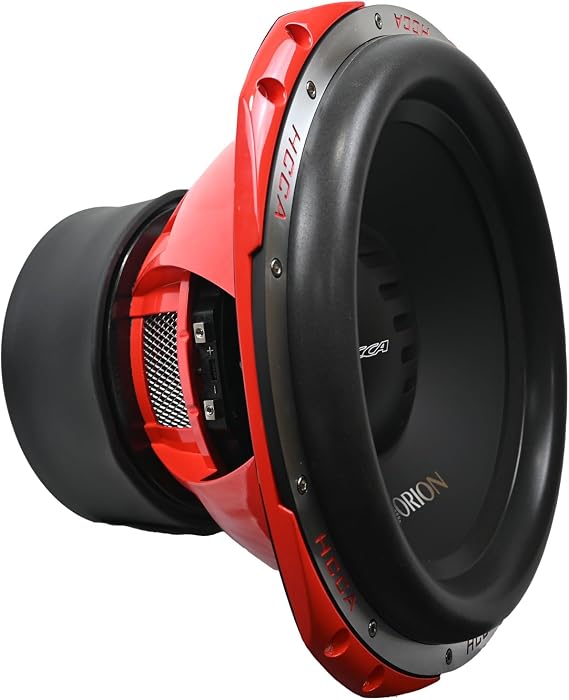 ORION HCCA152 High Performance 15" Subwoofer, 10000W, Dual 2 Ohm | 10000W Max, 2500W RMS, 4" Dual Voice Coil, Black Coil, Competition Grade
