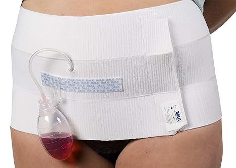 Dale Medical 818 Abdominal Binder, 4 Panel, 12" Wide, Stretches to Fit 60"-75"