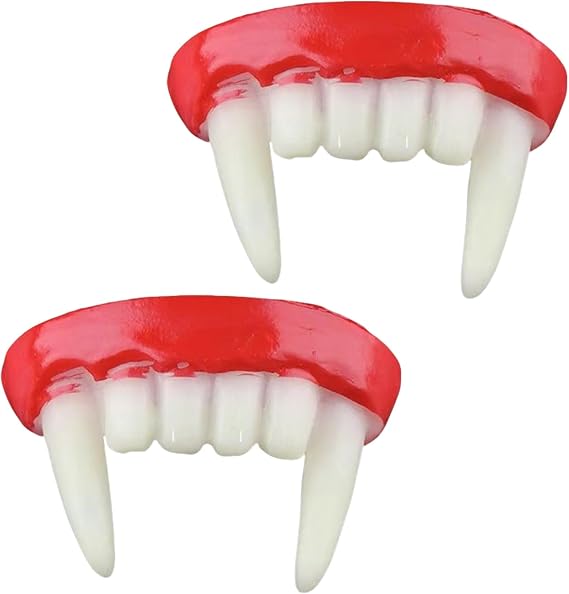 2 Pcs Halloween Vampire Fangs for Cosplay Party Costume Props