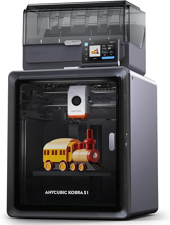 Anycubic Kobra S1 Combo 3D printer Multicolor Closed CoreXY structure