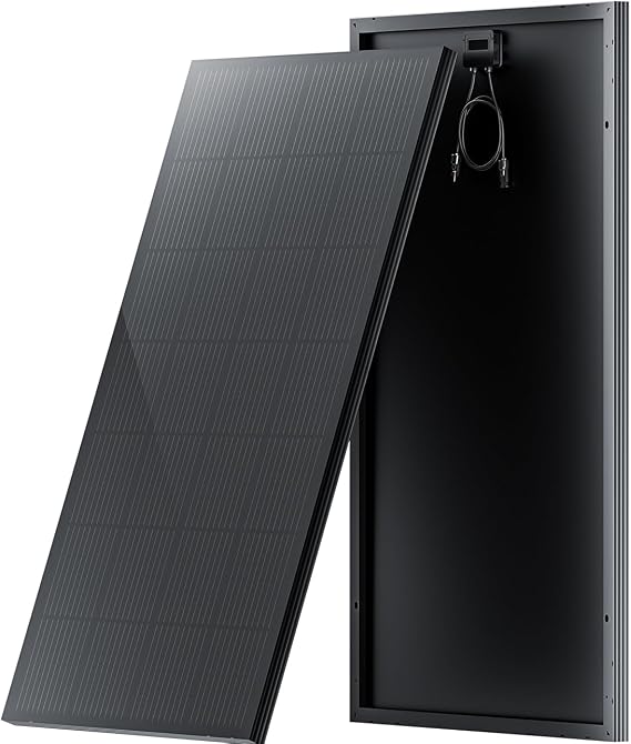 STAR 200 Watt Solar Panels, 12/24V Solar Panel with Frame-Less Design & Maintenance-Free, 25% High-Efficiency Monocrystalline, Reliable Power for RV, Marine, Roof, Home, and Off-Grid Applications