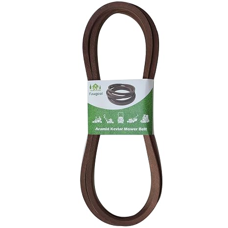 539104335 Lawn Mower Deck Belt 5/8" x163 1/2" Made with Kevlar for Husqvarna MZ6128 522795901,Exmark 126-2538; Ferris 5100003 5103395 5103675 5103872; Worldlawn 6001001; Dixon 522795901