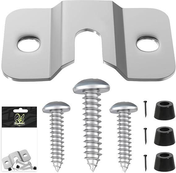 Dartboard Hanger, Stainless Steel with Silvery Color,3pcs Screw and 3pcs Nail for Hanging Dartboards，Darts Board Bracket，Dartboard Mounting Kit，Dart board Fixing Kit，Dart Board Fittings