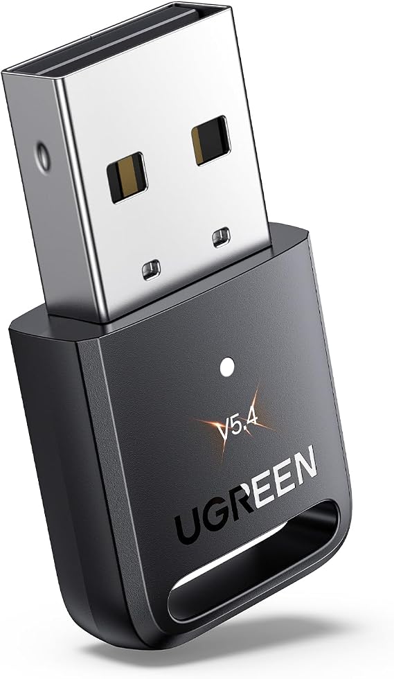 UGREEN USB Bluetooth Adapter for PC Bluetooth 5.4 for Windows 11/10/8.1 Plug and Play Long Range Communication