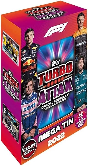 2022 Topps Formula 1 Turbo Attax Mega Tin - Future Legends Mega Tin