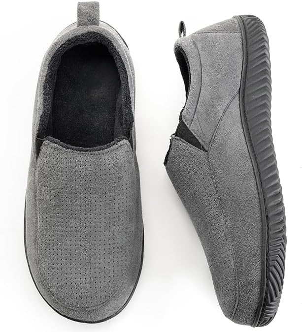 RockDove Men's Closed-Back Memory Foam Slippers