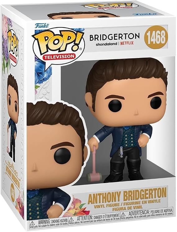 Funko POP! TV: Bridgerton - Anthony Bridgerton | Official Merch - Collectable Vinyl Figurine for Shelf Display - Birthday Gift Idea for Fans and Collectors