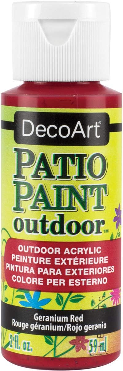 Patio Paint 2oz-Geranium Red