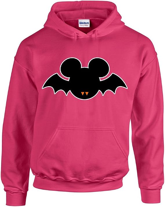 Camalen Mickey Bat Halloween Couple Hoodie Gift Unisex Hooded Sweatshirt for Men