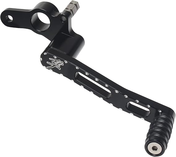 Motorcycle Rear Foot Brake Lever Compatible with Suzuki GSX1300R Hayabusa 1999-2020, Made of Aluminum Alloy (Black)