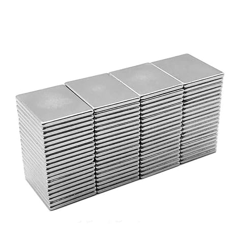 MNS Magneteksan 15x10x1 mm Neodyum Mıknatıs, NdFeB Daimi Neodim Mıknatıs, Nikel Kaplama (100)