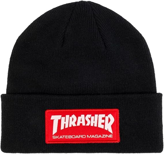 Skate Mag Patch Beanie by Thrasher