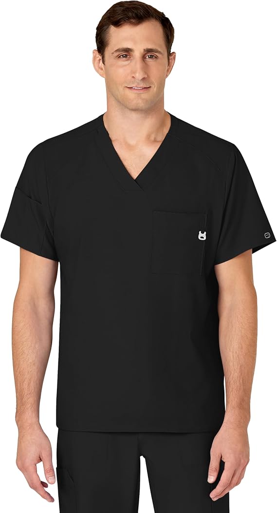 WINK W123 Men's V-Neck Scrub Top